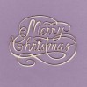 594 - laser cut, chipboard Merry Christmas - Crafty Moly