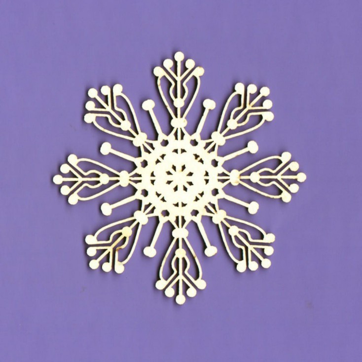 551- tekturka Zimowa kolekcja - Śnieżynka 2 - Crafty Moly