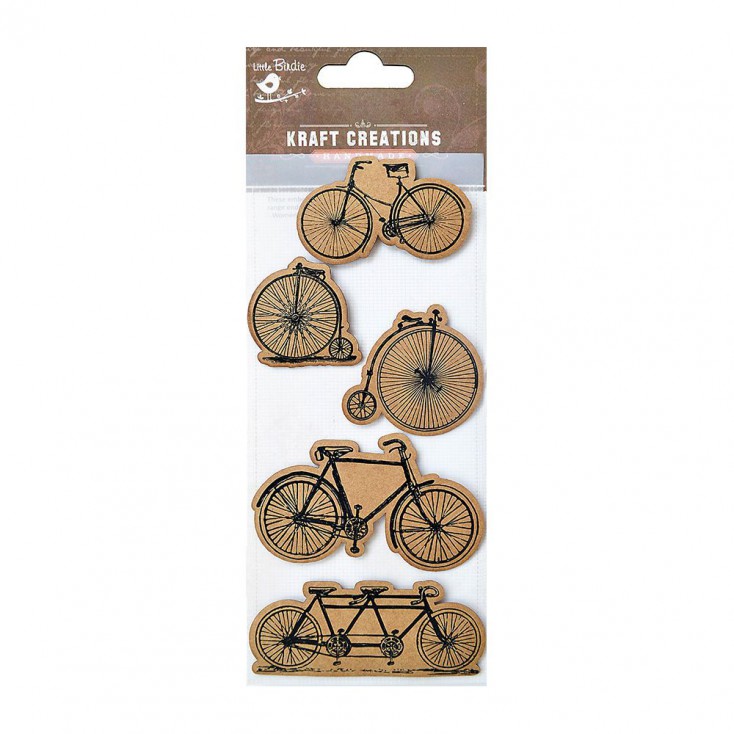 CR42487 Antique Bicycles - Stickers set - Little Birdie