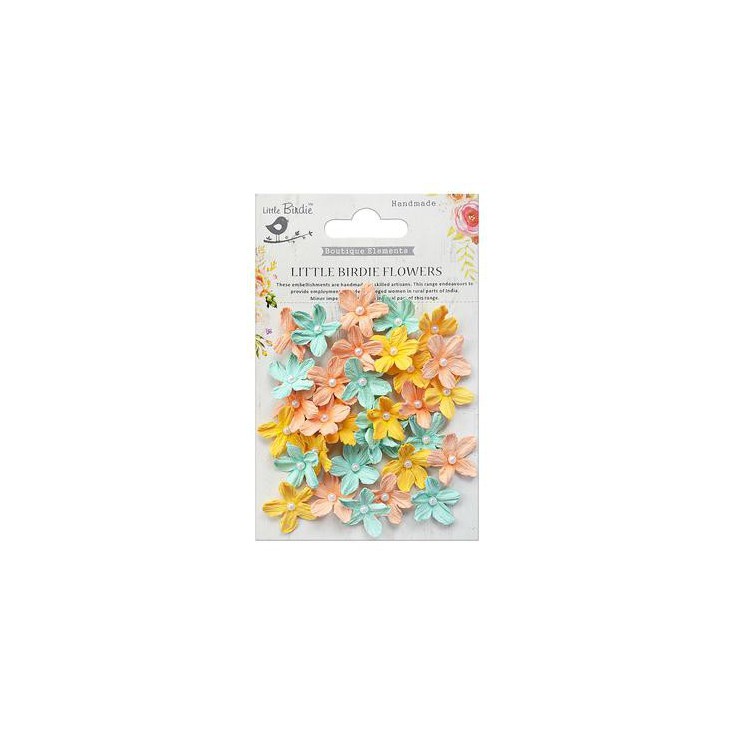 CR69573 scrapbooking flowers - Little Birdie -CR55763 - kwiatki papierowe - Little Birdie - Pearl Petites Pastel Palette