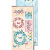 Scrapbooking paper 30x15cm - Flower Harmony 08 - Altair Art Alt-FH-108