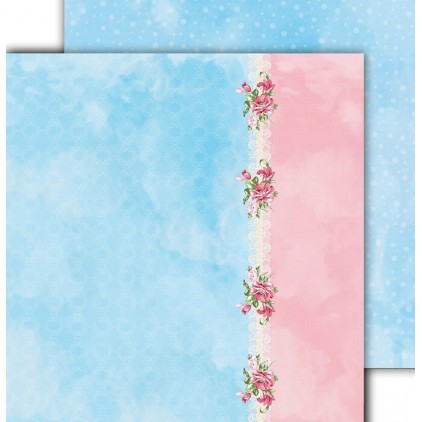 Scrapbooking paper 12x12" - Flower Harmony 03 - Altair Art Alt-FH-103