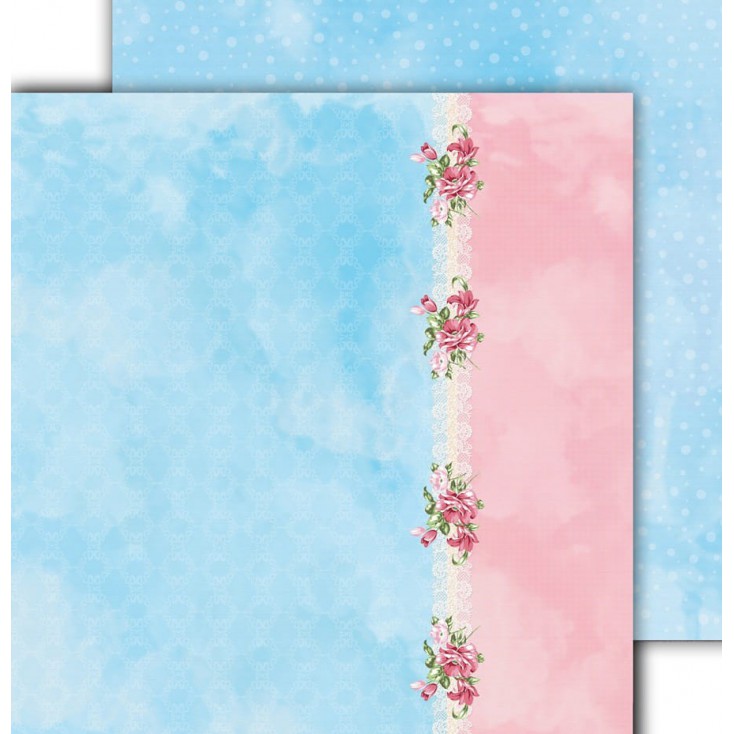 Papier scrapowy 30,5x30,5cm - Flower Harmony 03 - Altair Art Alt-FH-103