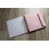 Album base of pink envelopes - 17.5 x 17.0 Eco-scrapbooking