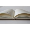 Guest book - A4 album kraft cover cream paper- Eco-scrapbooking