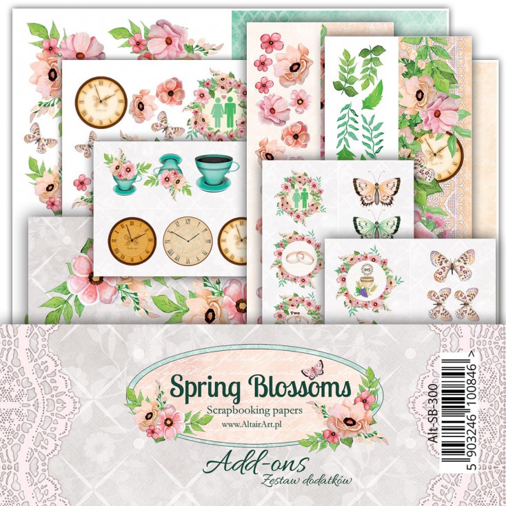 Elements to cut out - Spring Blossoms Add-ons - Altair Art Alt-SB-300
