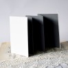 Baza albumowa harmonijkowa okładka biała płtótno, karty szare - 11,5 x 16,5 - Eco-scrapbooking
