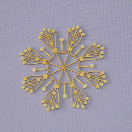 535- tekturka Zimowa kolekcja - Śnieżynka 1 Crafty Moly