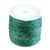 Cotton Waxed Cord - Ø1mm - one spool - green fir