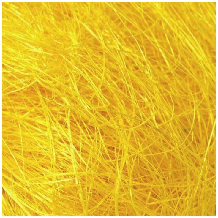 Sisal - sisal fiber - yellow