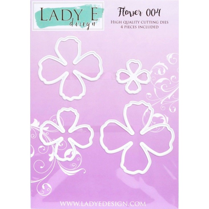 Die - Flower 004 - Lady E Design