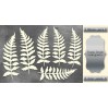 laser cut, chipboard silver foiled - Botany Autumn - Fabrika Decoru FDCH 157
