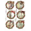 Set of scrapbooking papers - Merry Christmas - ITD Collection - SCRAP021
