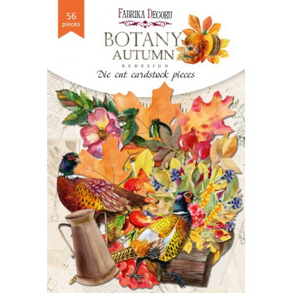 Papierowe kształty - die-cuts – Botany Autumn redesign - Fabrika Decoru – 56 elementów