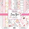 Scrapbooking papers - set of papers 30x30cm - Say yes - Fabrika Decoru