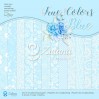 Set of scrapbooking papers - Zulana Creations - True Colors - Blue.