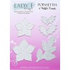 Wykrojniki do papieru - poinsecja i zimowe liście - Lady E Design - Poinsettia and winter leawes