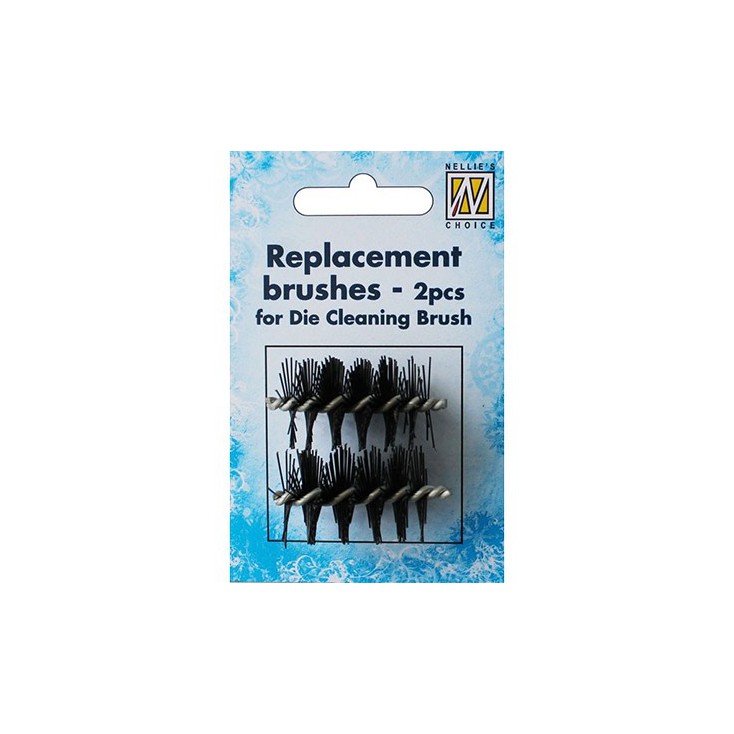 Nellie's Choice - Die cleaning brush - replaceable brushes - 2pcs
