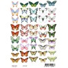 Butterflies 1 elements to cut out, scrapbooking paper A4- Fabrika Decoru