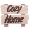 signboard with the words cozy home - decoration base - factory decor fdpo-121