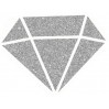 farba z brokatem - aladine izink diamond argente - 80ml - srebrna