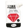 glitter paint - aladine izink diamond rouge - 80ml - red