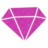 farba z brokatem - aladine izink diamond fuchsia - 80ml - fuksja