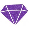 farba z brokatem - aladine izink diamond violet - 80ml - fioletowa