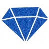 glitter paint - aladine izink diamond bleu marine - 80ml - navy blue