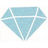 farba z brokatem - aladine izink diamond bleu ciel - 80ml - błękit
