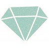 farba z brokatem - aladine izink diamond vert pastel - 80ml - miętowa