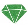 farba z brokatem - aladine izink diamond vert fonce - 80ml - zielona