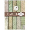 Set of scrapbooking papers, A4 size - Earth - ITD Collection SCRAP029