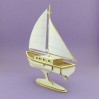 cardboard sailboat, yacht 3D- Crafty Moly 1407
