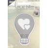 wykrojniki do papieru balon z sercami - Joy Crafts 6002/0665