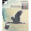 cutting die Stork with baby - Joy Crafts 6002/1015