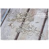 decors with snowflakes set 2 - laser cut, chipboard - snipart frosty moments