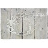 wheel shaker box with glass 3D - laser cut, chipboard - snipart frosty moments