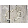 heart shaker box with glass 3D - laser cut, chipboard - snipart frosty moments