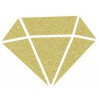 farba z brokatem - aladine izink diamond dore - 80ml - złota
