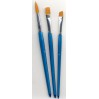 Set of nylon brushes for painting 01 - 3 pieces
