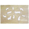 cats set - laser cut, chipboard - snipart Meow Rules