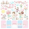 Girl's Little World 04 - Double-sided scrapbooking paper - Lemoncraft