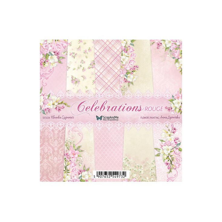 Celebrations Rogue, small paper pad - Sets of scrapbooking papers 15x15cm - ScrapAndMe