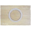 circle/oval shaker box with glass 3D - laser cut, chipboard - snipart frosty moments