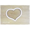 heart big shaker box with glass 3D - laser cut, chipboard - snipart frosty moments