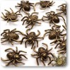 Metalowa zawieszka pająk - stare złoto 2,5 x 3,0 cm