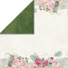 Flower vibes 02- scrapbooking paper 30x30 cm - Craftandyoudesign