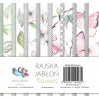 Zestaw papierów do scrapbookingu 15x15 - Rajska Jabłoń Flowers - Galeria Papieru