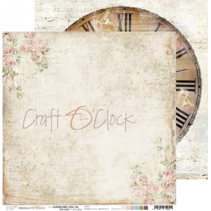 Scrapbooking paper 30x30 cm - Hummingbird Song 06 - Craft O Clock